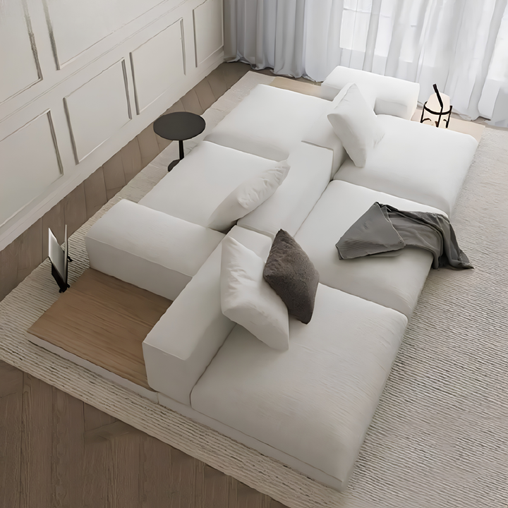 PELDRIN Minimalist Double-Sided Fabric Sofa