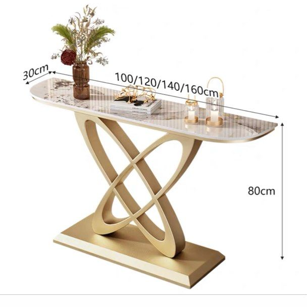 ZOLA Marble Console Table - Radical Homes Singapore