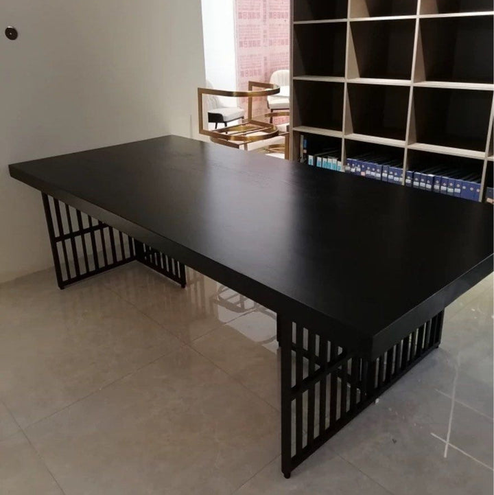 KIMBERLY Solid Wood Table - Radical Homes Singapore