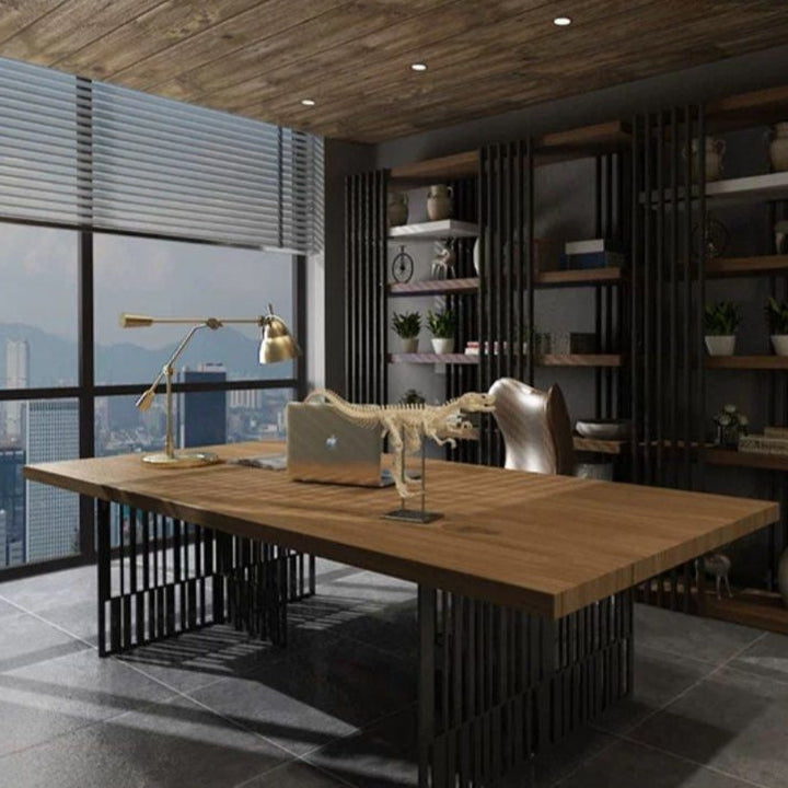 KIMBERLY Solid Wood Table - Radical Homes Singapore