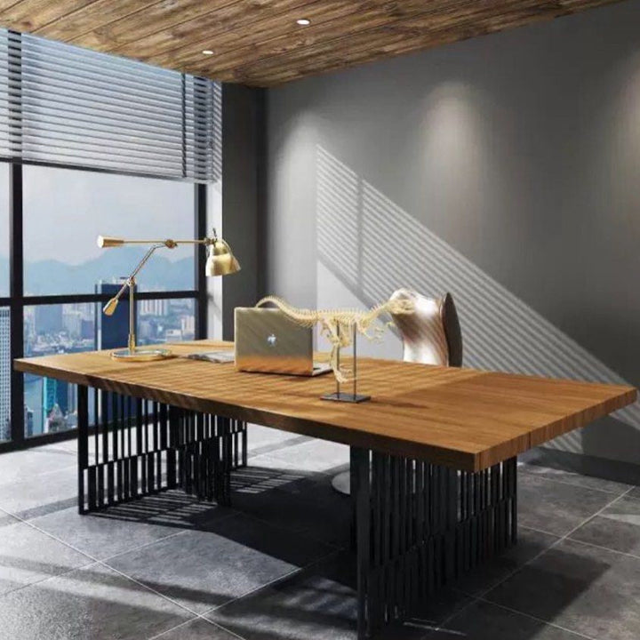 KIMBERLY Solid Wood Table - Radical Homes Singapore