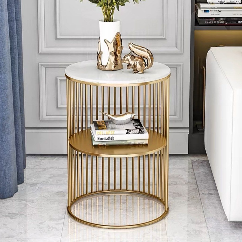 LOLA Modern Sintered Stone Side Table - Radical Homes Singapore