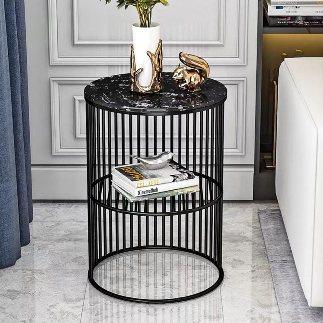LOLA Modern Sintered Stone Side Table - Radical Homes Singapore