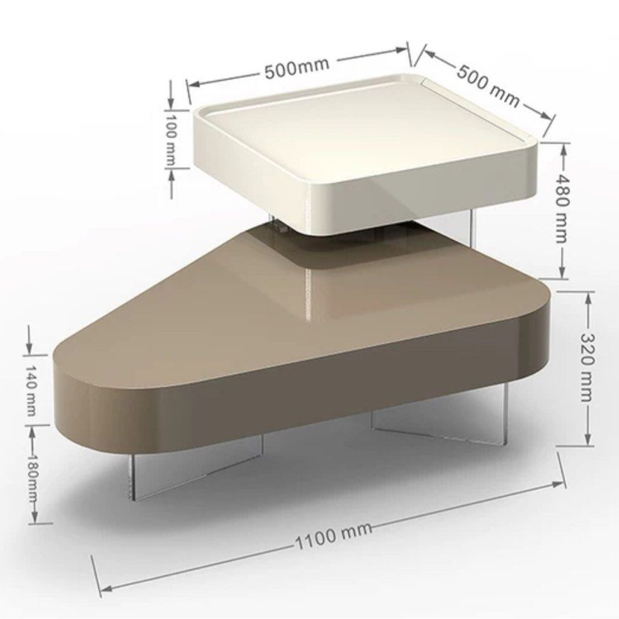 DANIELLE Modern Coffee Table - Radical Homes Singapore