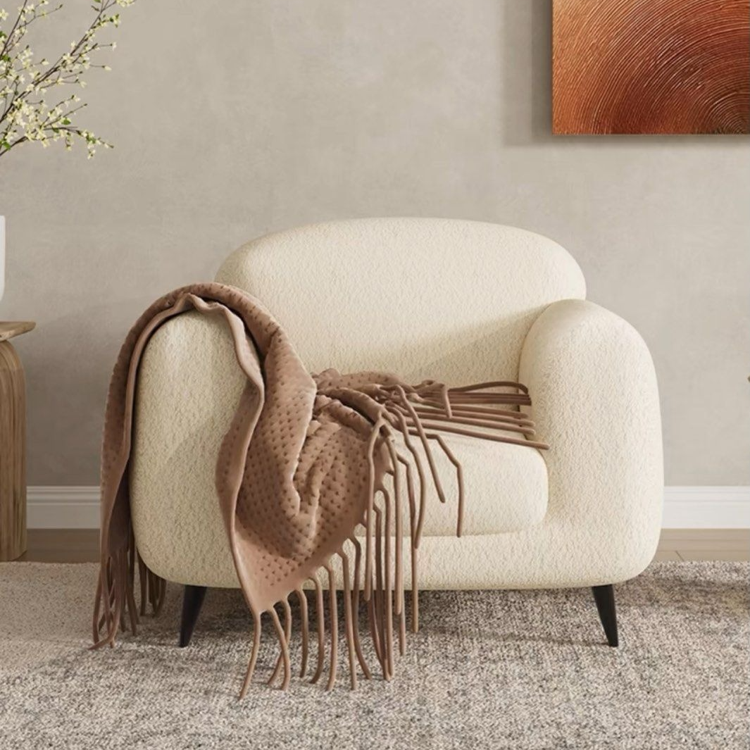 JACK Modern Boucle Armchair - Radical Homes Singapore