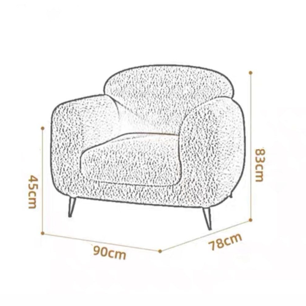 JACK Modern Boucle Armchair - Radical Homes Singapore