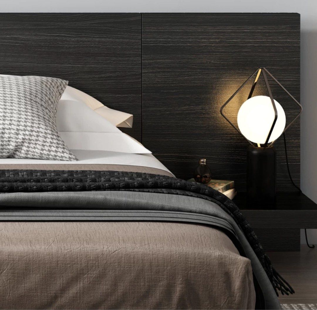 IZZI Modern Rustic Bedframe - Radical Homes Singapore