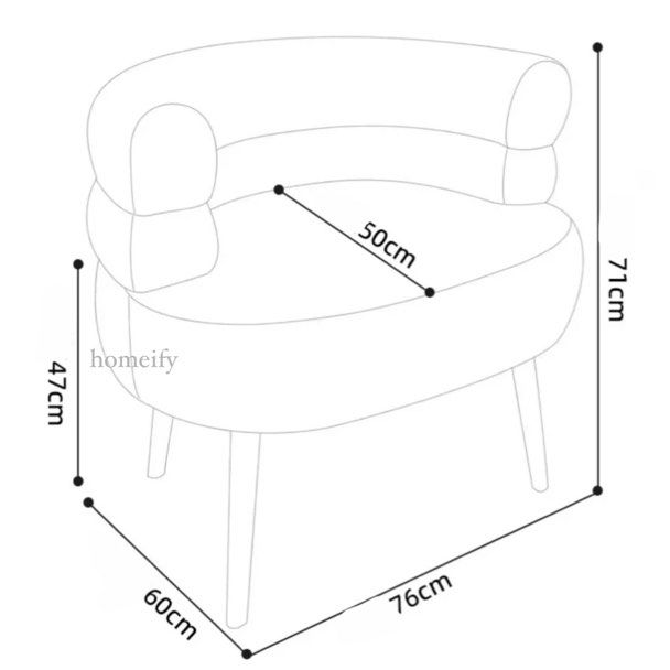MIKE Modern Lounge Chair - Radical Homes Singapore