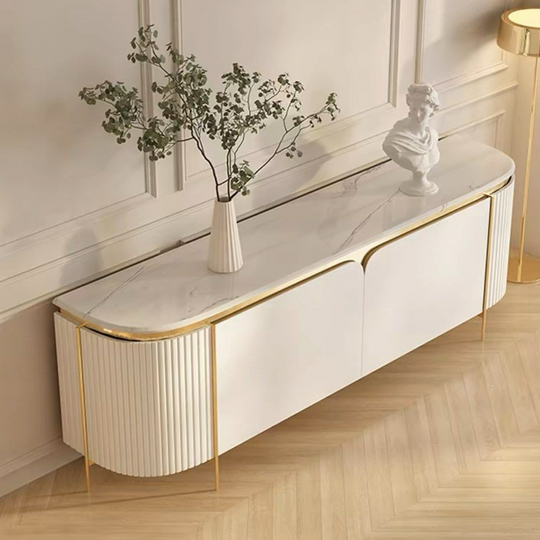 KALDRIS Modern Sintered Stone TV Console - Cassa Haus Singapore