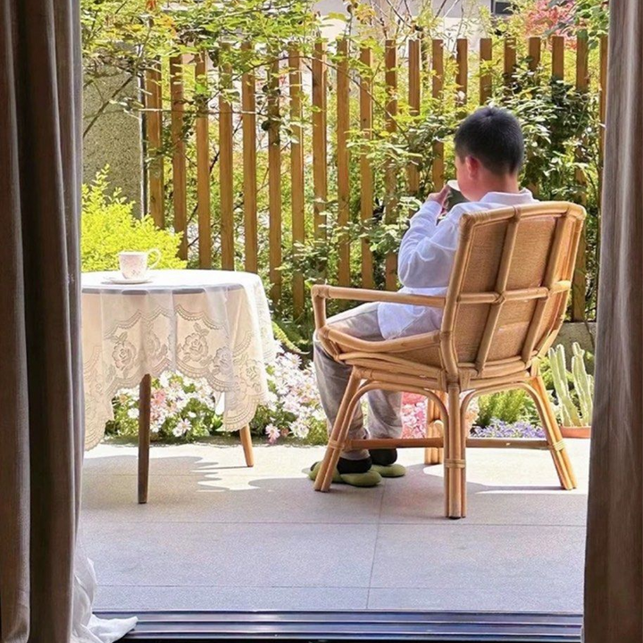 NEISTA Indoor/Outdoor Rattan Chair - Radical Homes Singapore