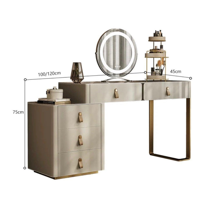 JADE Modern Marble Vanity Table - Radical Homes Singapore