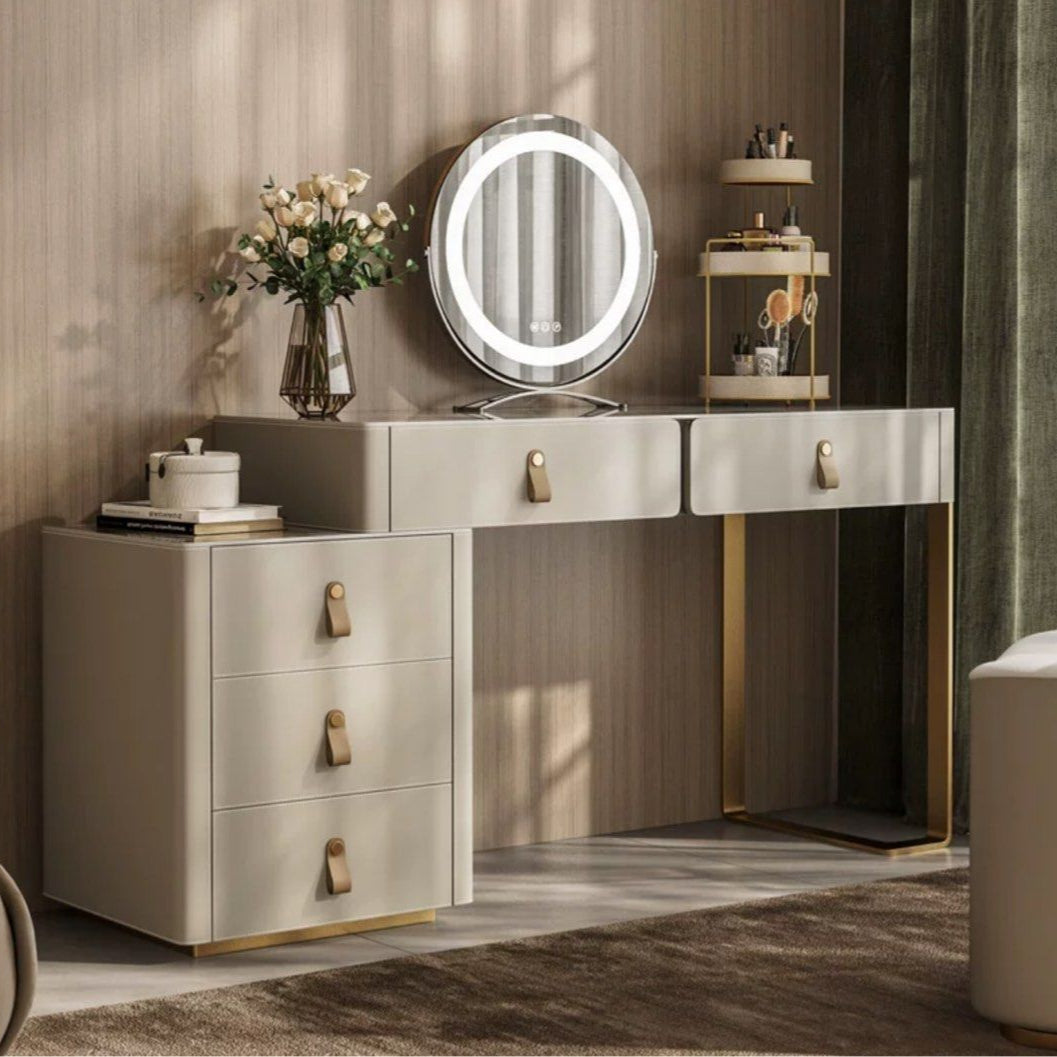 JADE Modern Marble Vanity Table - Radical Homes Singapore