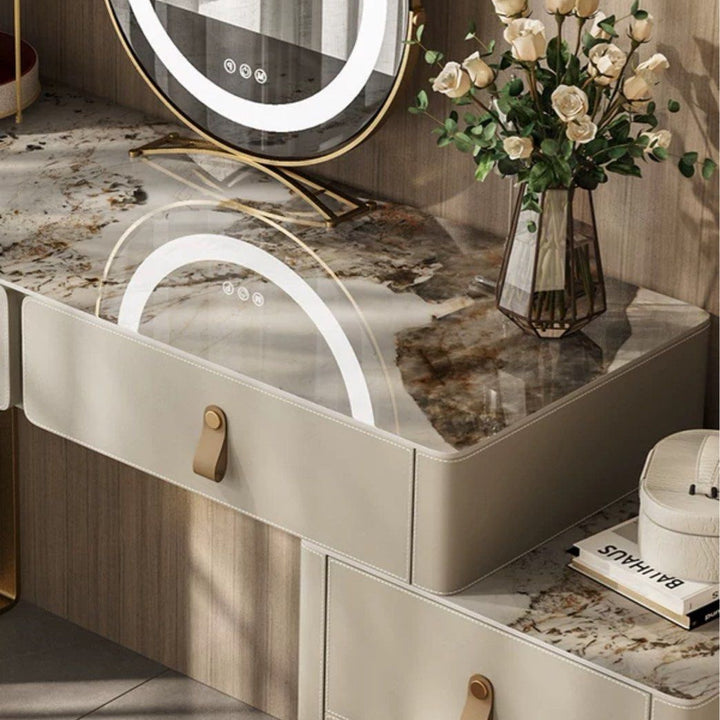 JADE Modern Marble Vanity Table - Radical Homes Singapore