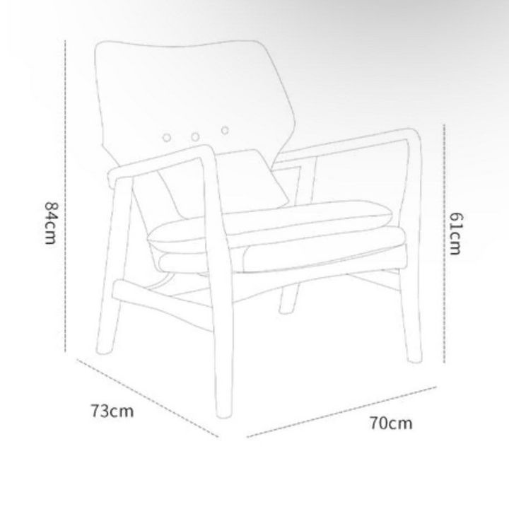 RHEA Wide Armchair - Radical Homes Singapore