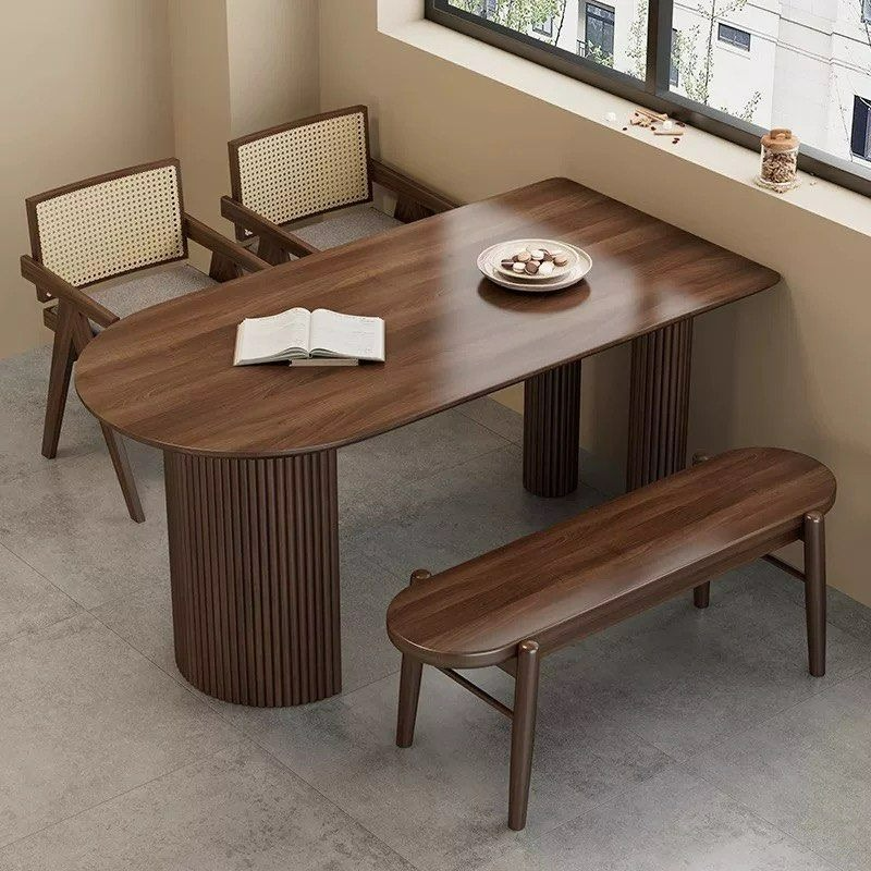 KEIRA Modern Solid Wood Dining Table - Radical Homes Singapore