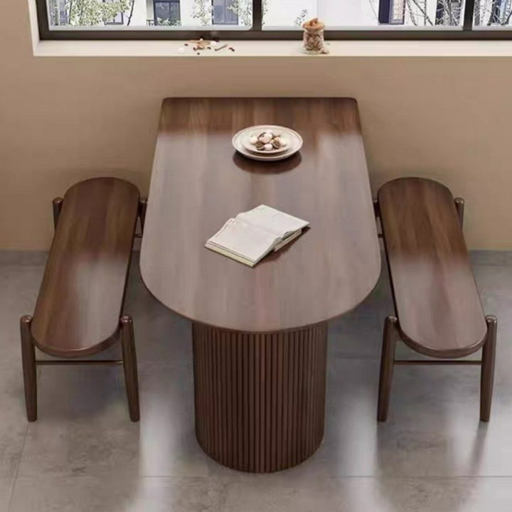 KEIRA Modern Solid Wood Dining Table - Radical Homes Singapore