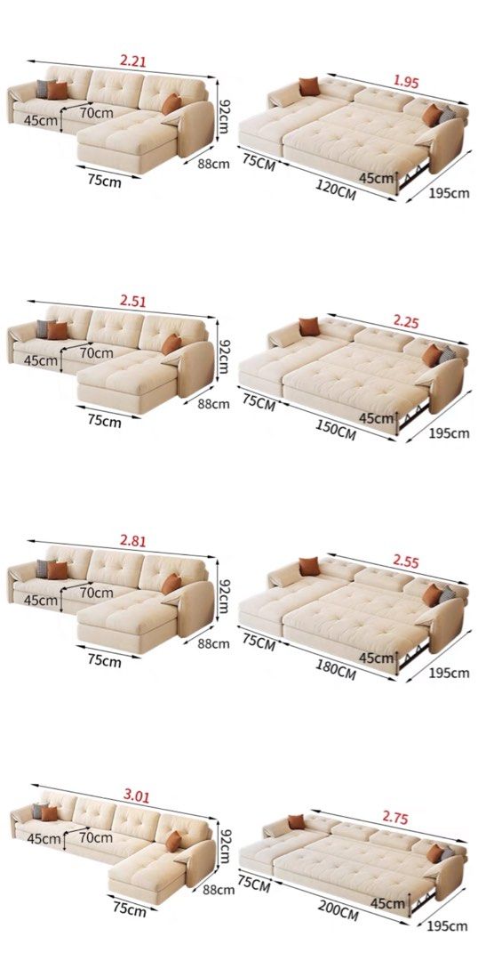 CORVELLIA Scratch Resistant Sofa Bed - Radical Homes Singapore