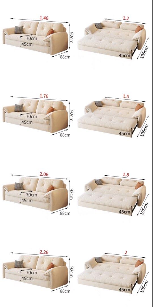 CORVELLIA Scratch Resistant Sofa Bed - Radical Homes Singapore