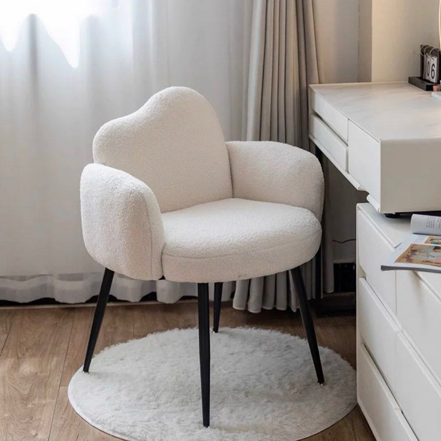 ISLEY Modern Boucle Chair - Radical Homes Singapore