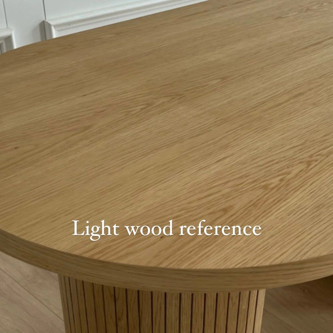NEISTAT Modern Solid Wood Round Coffee Table - Radical Homes Singapore