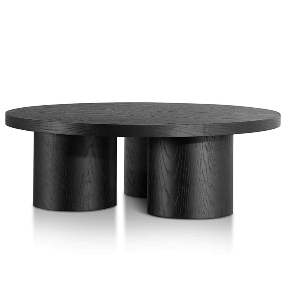 NEISTAT Modern Solid Wood Round Coffee Table - Radical Homes Singapore