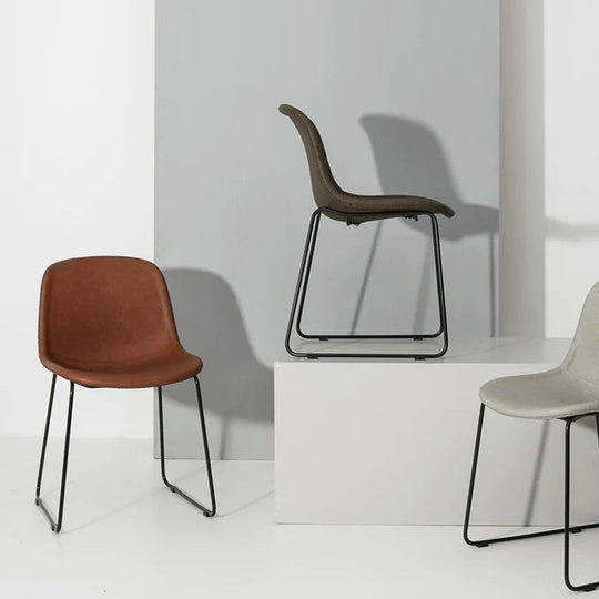 VARELLO Faux Leather Dining Chair (Set of 2) - Cassa Haus Singapore