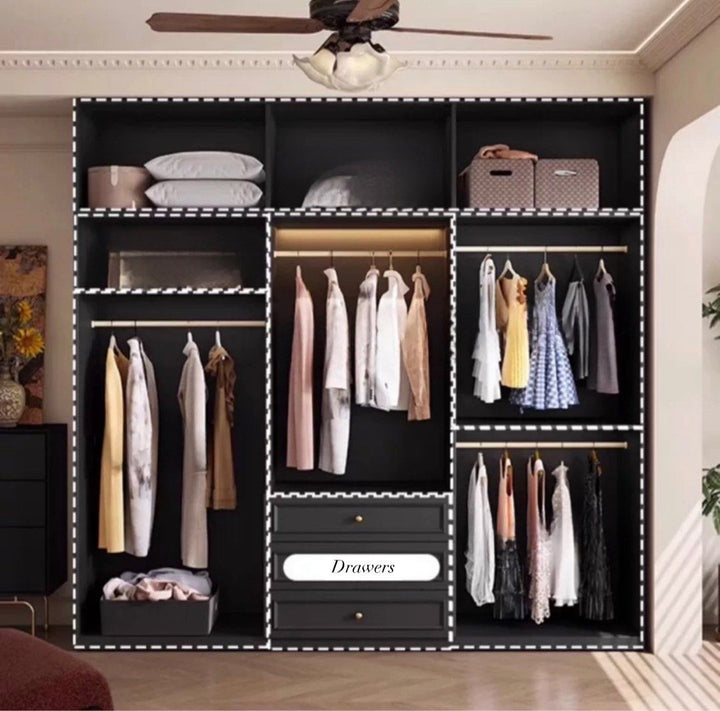 MARQUESSA Modern French Wardrobe - Cassa Haus Singapore