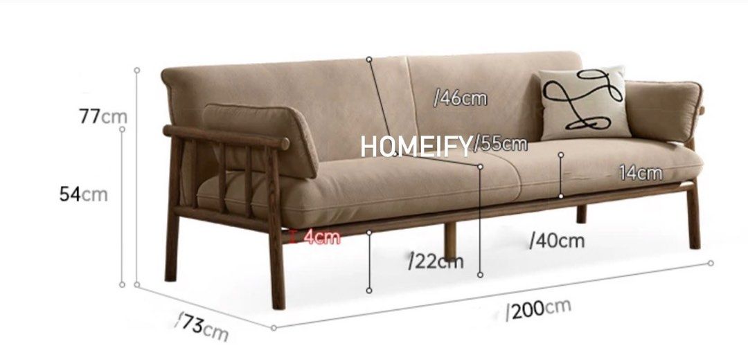 CAVINA Modern Sofa - Radical Homes Singapore