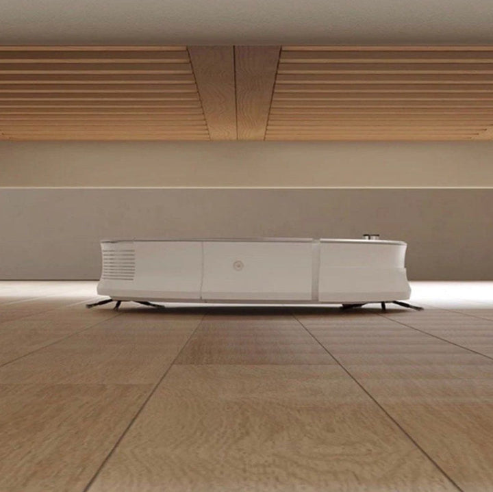 YOVEX Modern Boucle Floating LED Bedframe - Cassa Haus Singapore