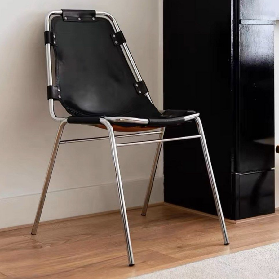 NYSSA Modern Leather Chair - Radical Homes Singapore