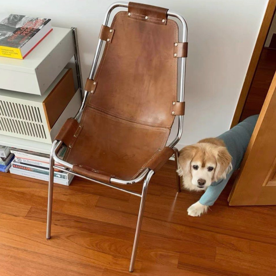 NYSSA Modern Leather Chair - Radical Homes Singapore