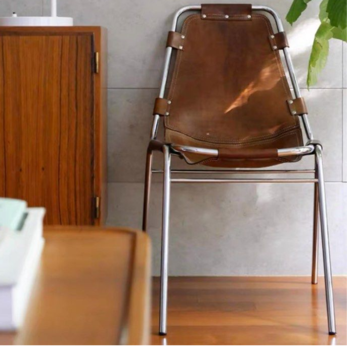 NYSSA Modern Leather Chair - Radical Homes Singapore