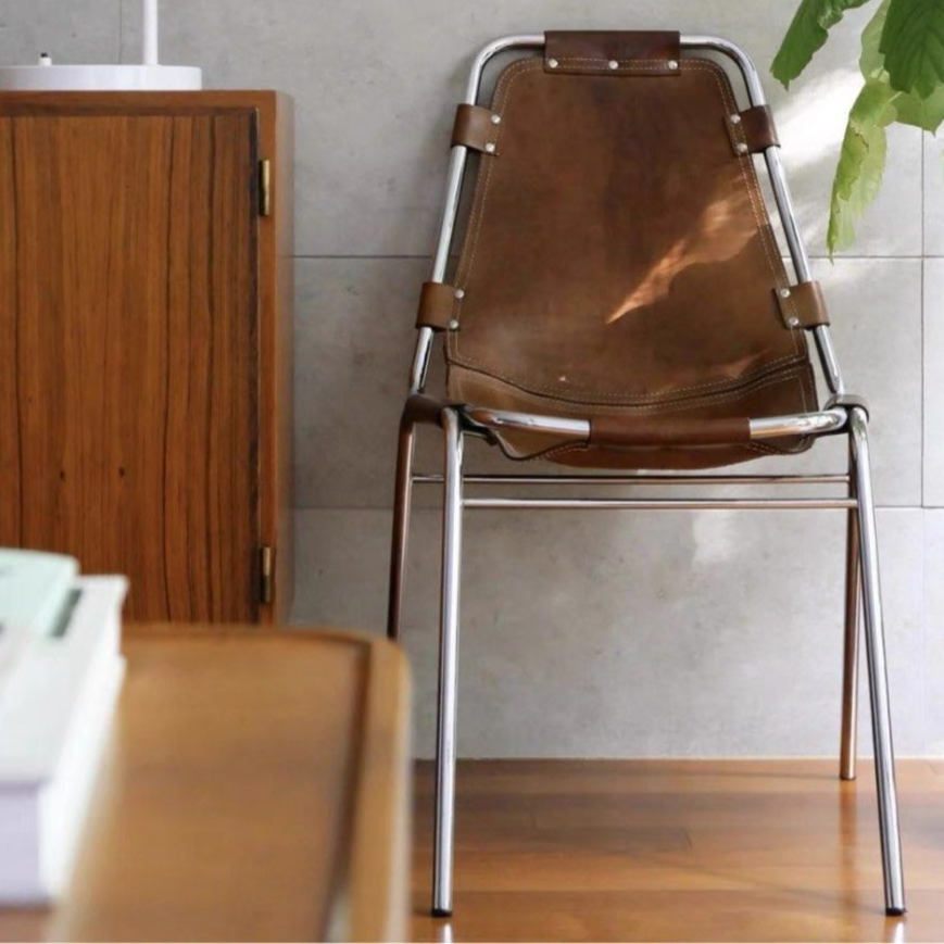 NYSSA Modern Leather Chair - Radical Homes Singapore