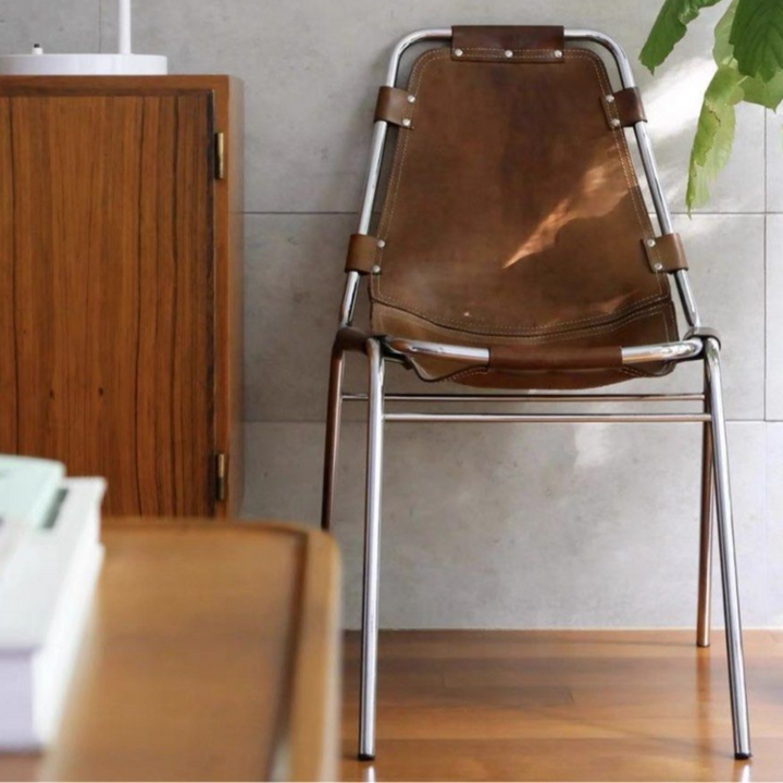 NYSSA Modern Leather Chair - Radical Homes Singapore