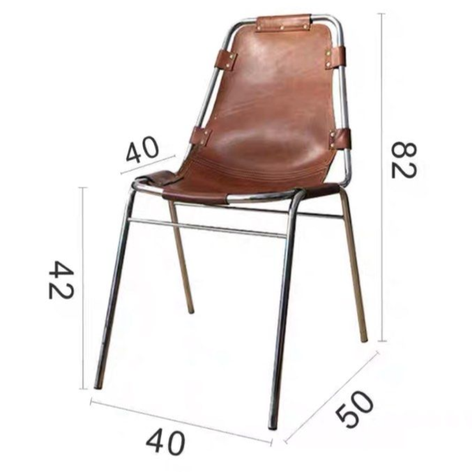 NYSSA Modern Leather Chair - Radical Homes Singapore