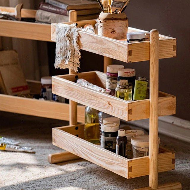 JAQWE Solid Wood Rack - Radical Homes Singapore