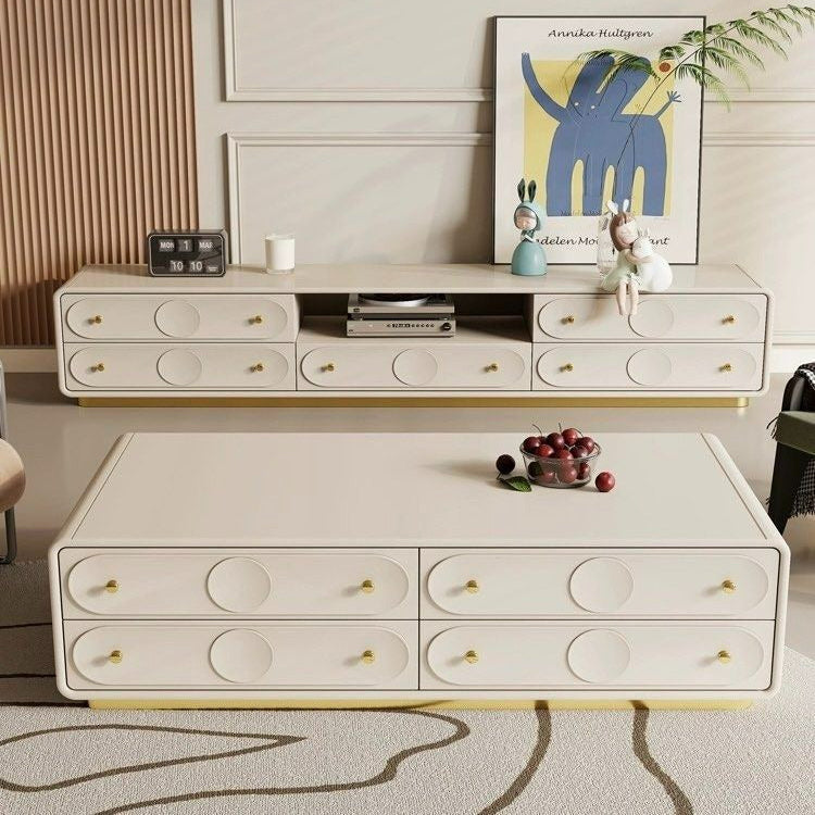 SIVAN Modern TV Console & Coffee Table - Radical Homes Singapore
