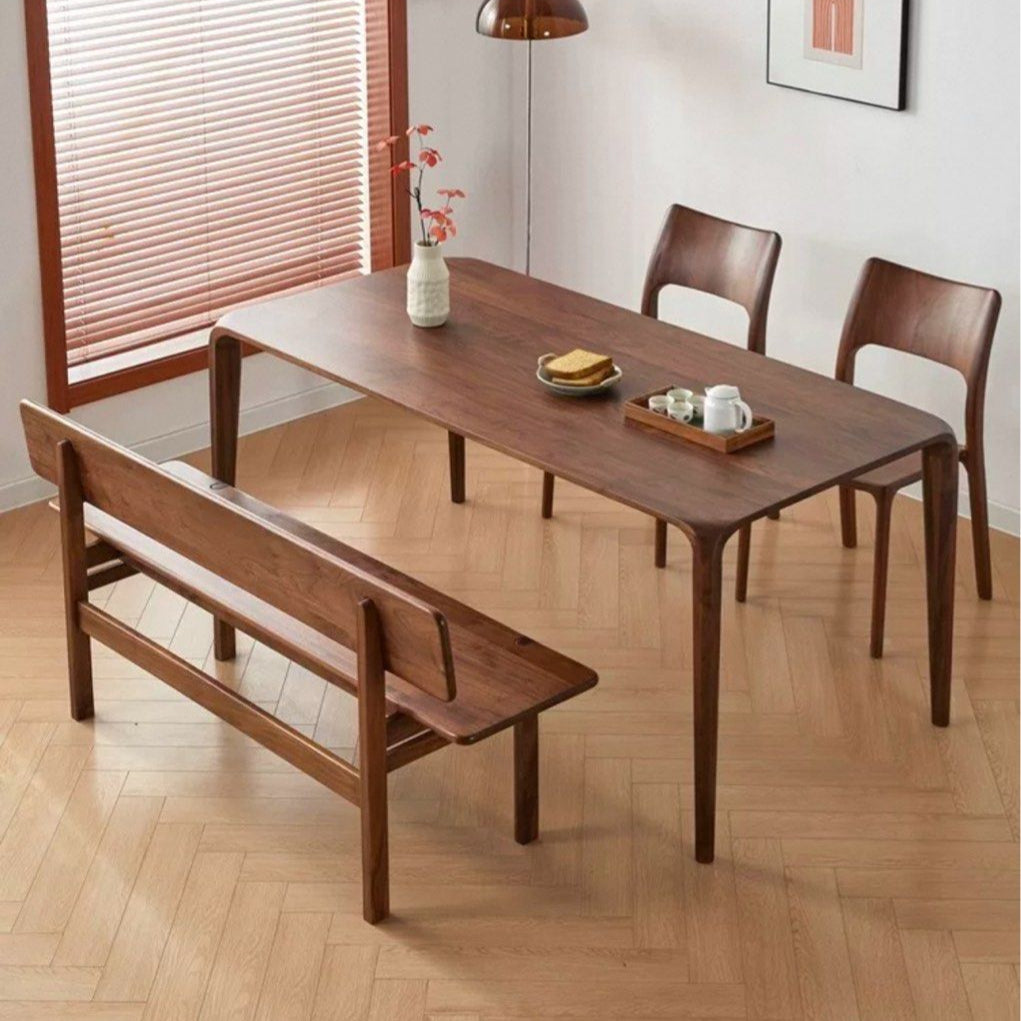 JAYEN Modern Solid Wood Dining Table - Radical Homes Singapore