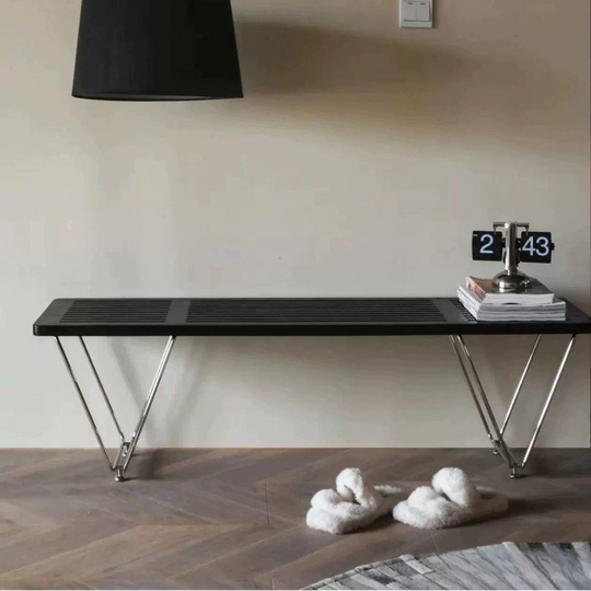 FORGE Modern Solid Wood Bench - Cassa Haus Singapore
