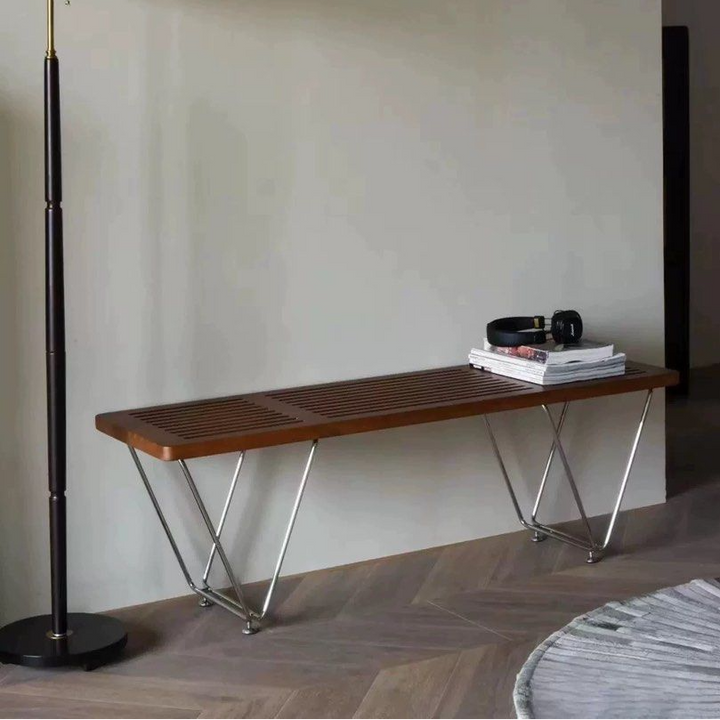 CHAYTON Modern Solid Wood Bench - Radical Homes Singapore