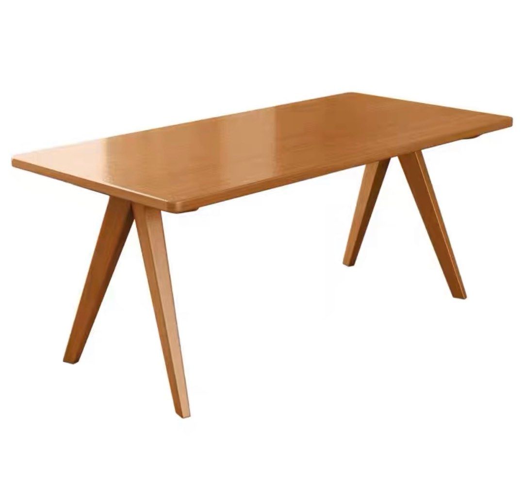 HOLLIA Modern Solid Wood Dining Table - Radical Homes Singapore