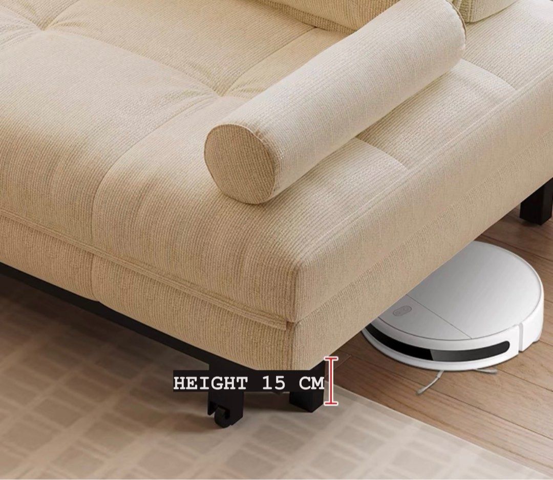BOVINO Modern Fabric Sofa Bed - Radical Homes Singapore