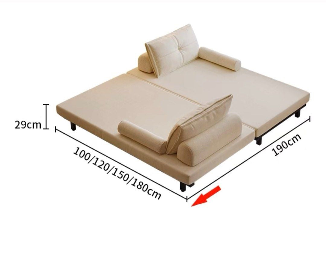 BOVINO Modern Fabric Sofa Bed - Radical Homes Singapore