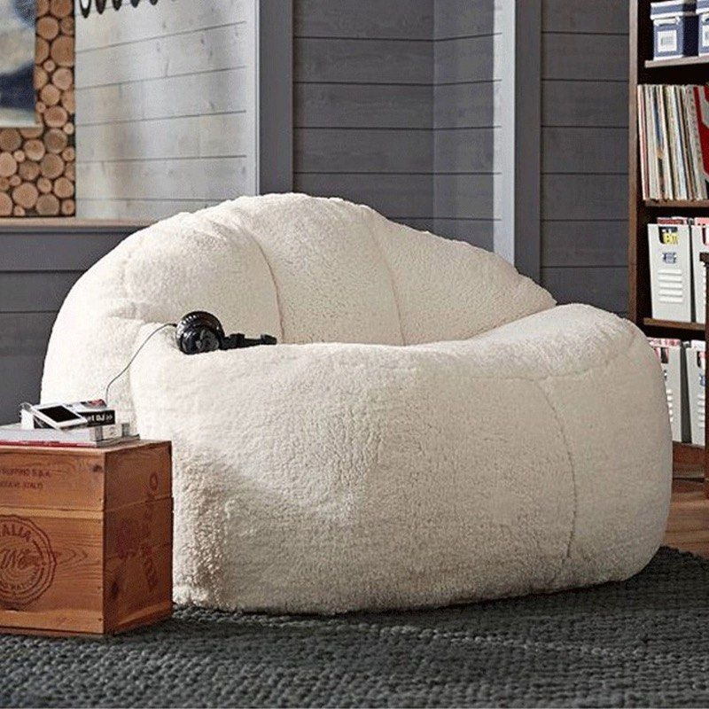 ZARAH Modern Boucle Bean Bag - Radical Homes Singapore