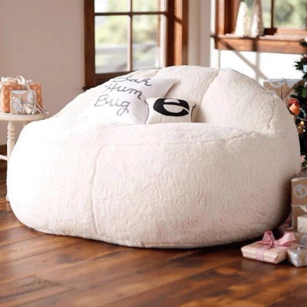 ZARAH Modern Boucle Bean Bag - Radical Homes Singapore