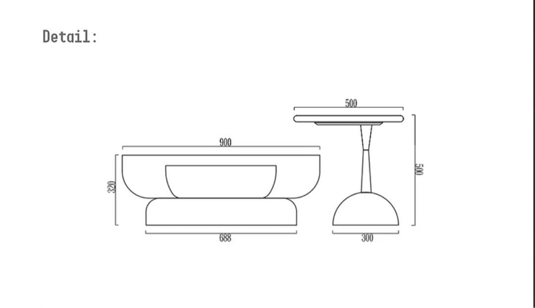 GUZMAN Modern Coffee Table - Radical Homes Singapore