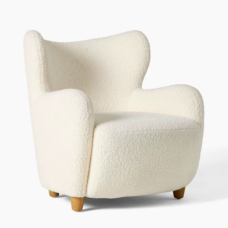 SAVANNAH Japandi Boucle Armchair - Radical Homes Singapore