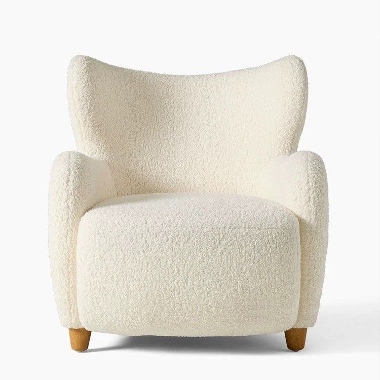 SAVANNAH Japandi Boucle Armchair - Radical Homes Singapore