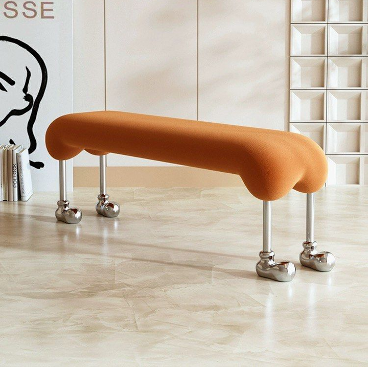 EOWYN Modern Eclectic Velvet Bench - Radical Homes Singapore