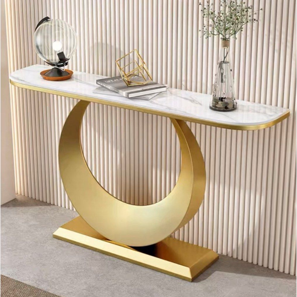 VIDAR Marble Console Table - Radical Homes Singapore